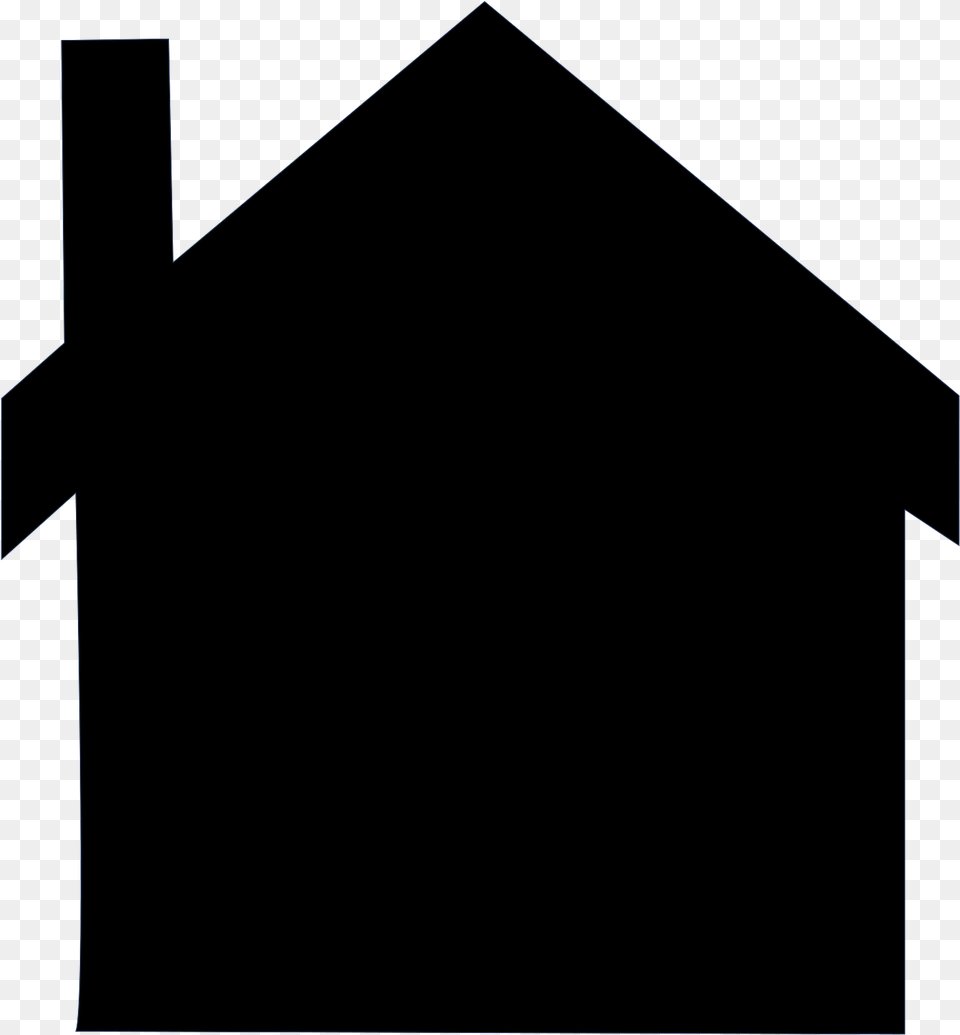 Clip Art At Clker House Silhouette Clip Art, Triangle, Outdoors, Nature Png Image