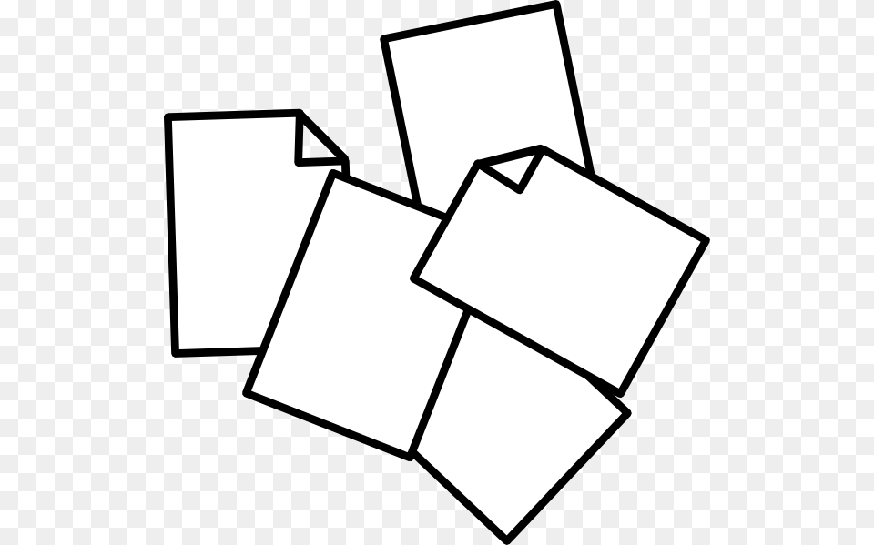Clip Art At Clker Papers Scattered Recycling Symbol, Symbol Free Transparent Png