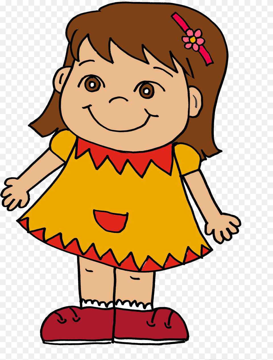 Clip Art Aunt Clip Art Little Girl Clipart, Baby, Person, Face, Head Free Png Download