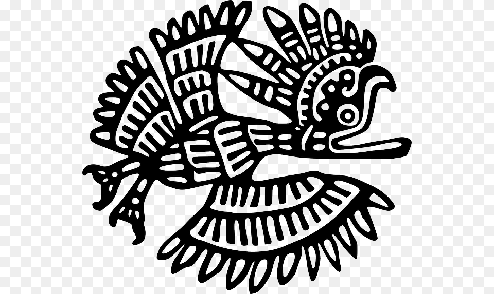 Clip Art Aztec Totems Aztec Birds, Doodle, Drawing, Animal, Dinosaur Png Image