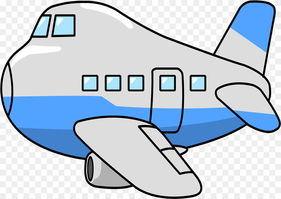 Clip Art Background Cartoon Airplane, Aircraft, Transportation, Jet, Vehicle Free Png Download