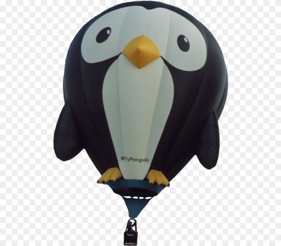 Clip Art Balloonfestival Com Penguins Penguin Hot Air Balloon, Aircraft, Hot Air Balloon, Transportation, Vehicle Png