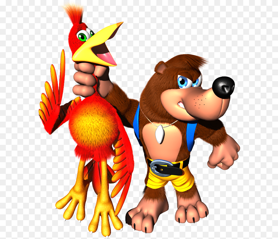 Clip Art Banjo Kazooie Banjo And Kazooie, Animal, Baby, Bird, Person Free Png Download