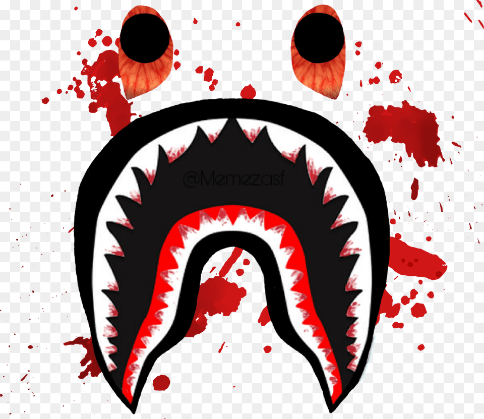 Clip Art Bape Transparent Bape Shark Logo, Baby, Person Png Image