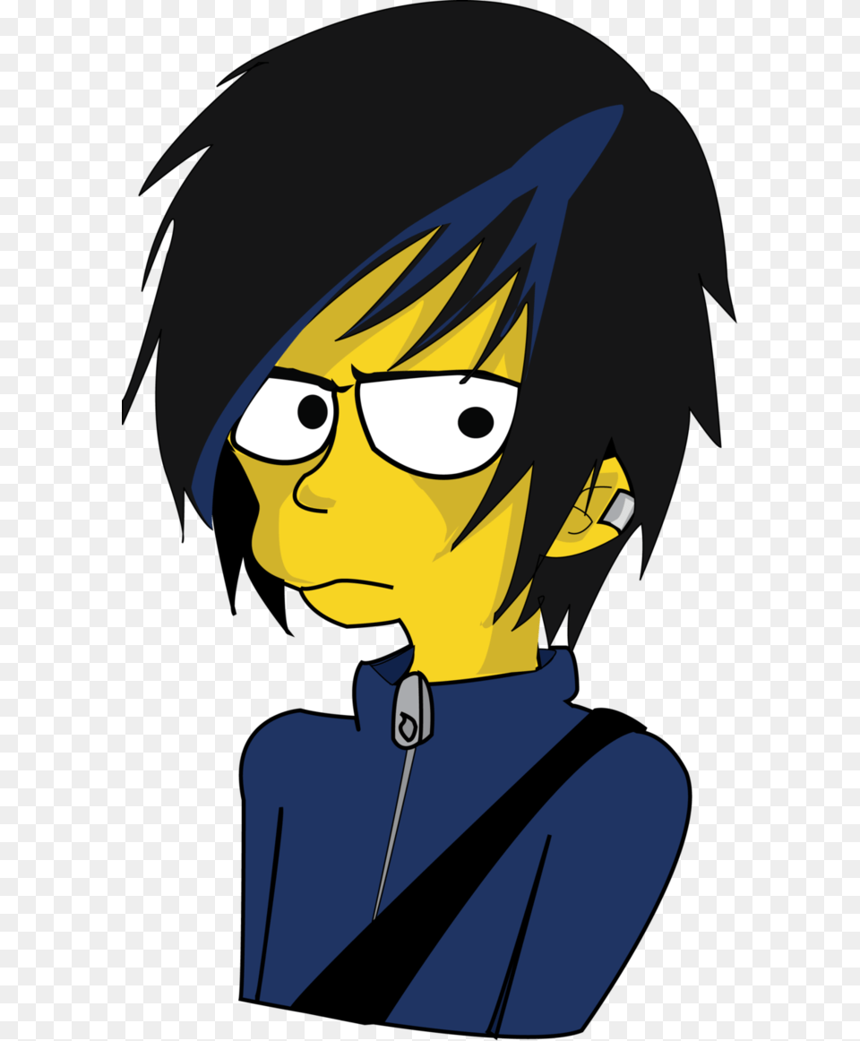 Clip Art Bart The Mother Emo Bart Los Simpson, Book, Comics, Publication, Adult Png