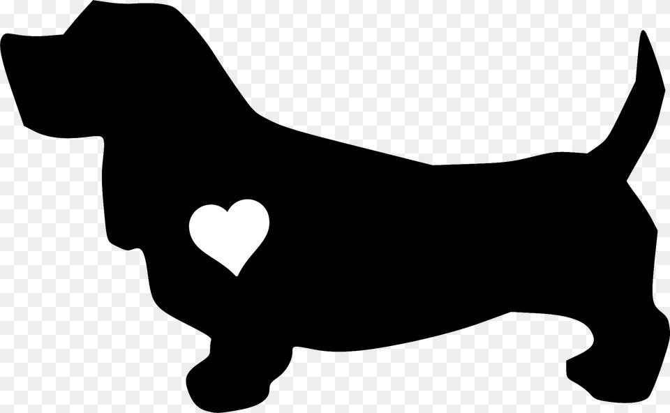 Clip Art Basset Hound Clip Art Dog, Heart Png