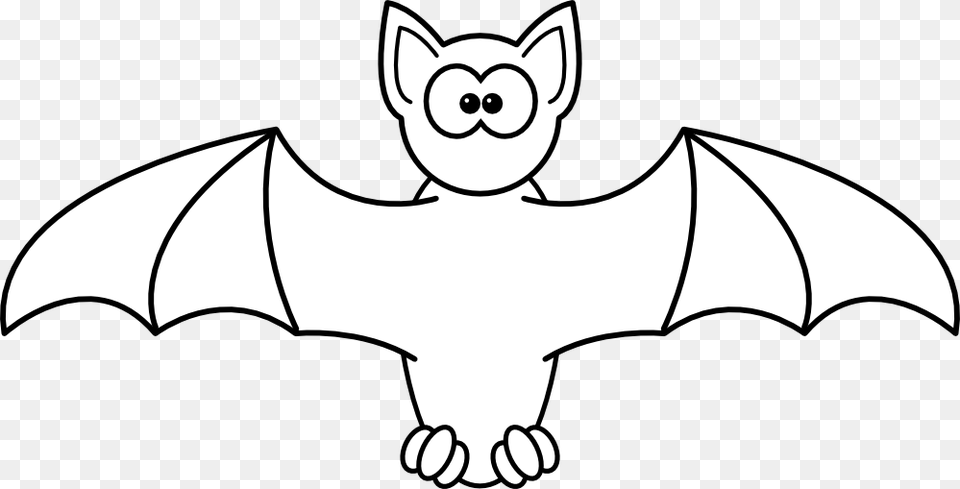 Clip Art Bat Black White Art Zeke Halloween, Animal, Mammal, Wildlife Free Png Download