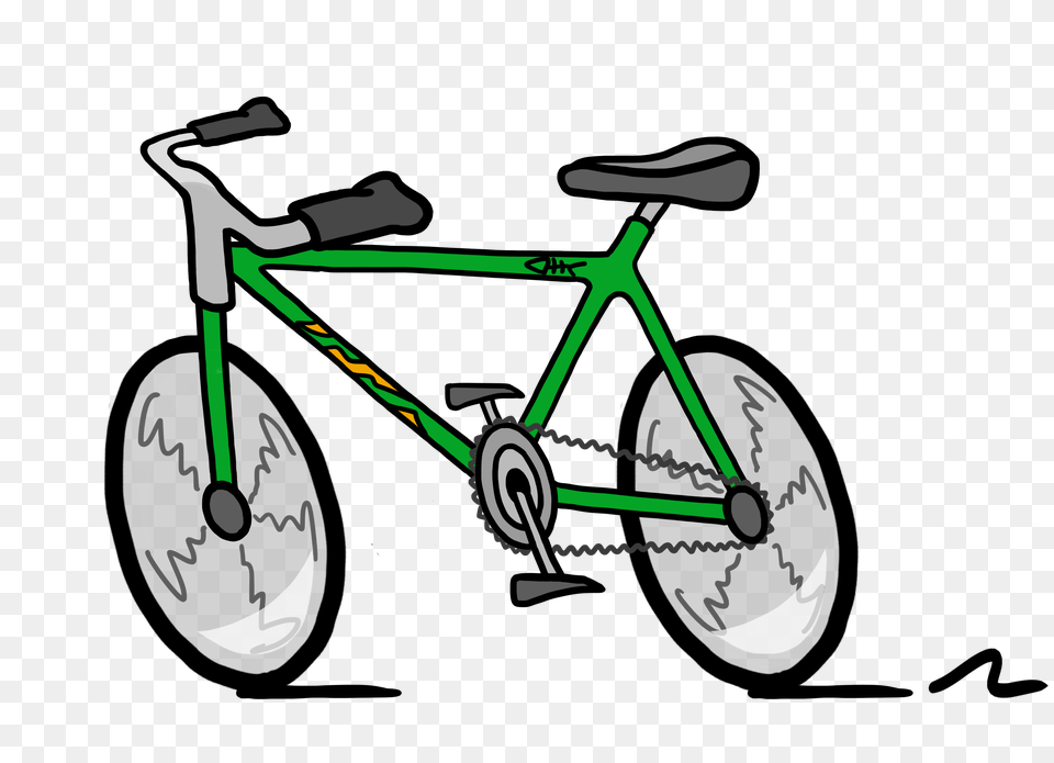 Clip Art Bike, Bicycle, Vehicle, Transportation, Grass Png Image