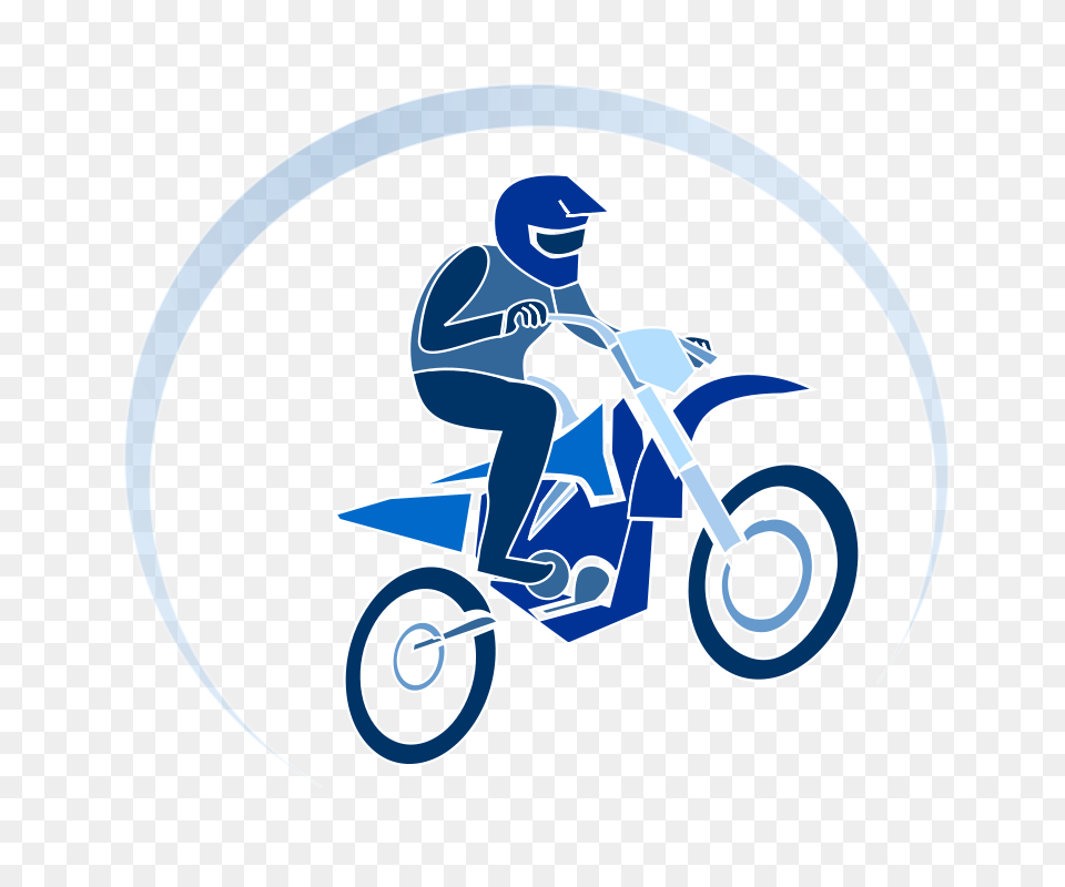 Clip Art Bike, Vehicle, Transportation, Motorcycle, Person Free Png Download