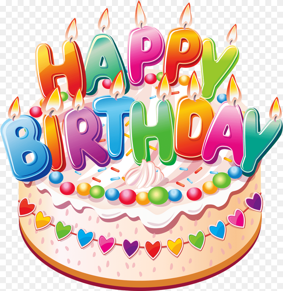 Clip Art Birthday Cake And Balloons, Birthday Cake, Cream, Dessert, Food Free Png