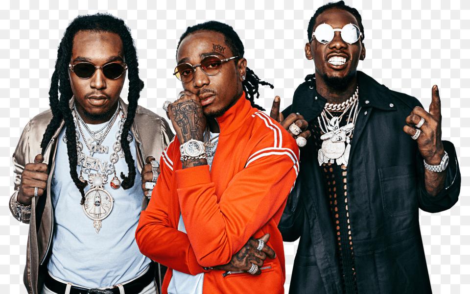 Clip Art Black And White Download Migos Transparent Migos 2018, Accessories, Sunglasses, Jacket, Coat Free Png