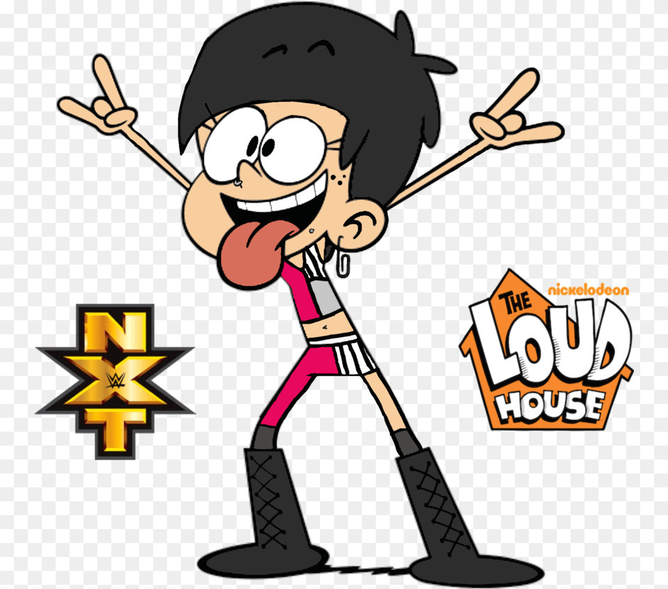 Clip Art Black And White Dumb Clipart Sack Hammer Wwe The Loud House, Person, Cartoon, Face, Head Free Png Download