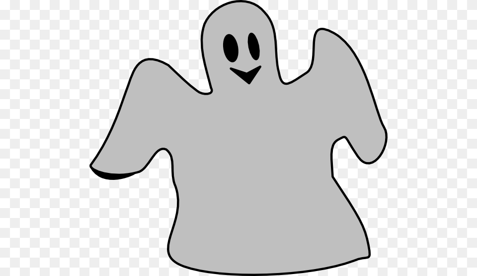 Clip Art Black And White Ghost, Clothing, T-shirt, Stencil Free Png