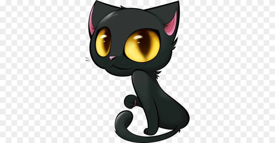 Clip Art Black And White Library Kot Cute Black Cat Clipart, Animal, Mammal, Pet, Black Cat Free Transparent Png