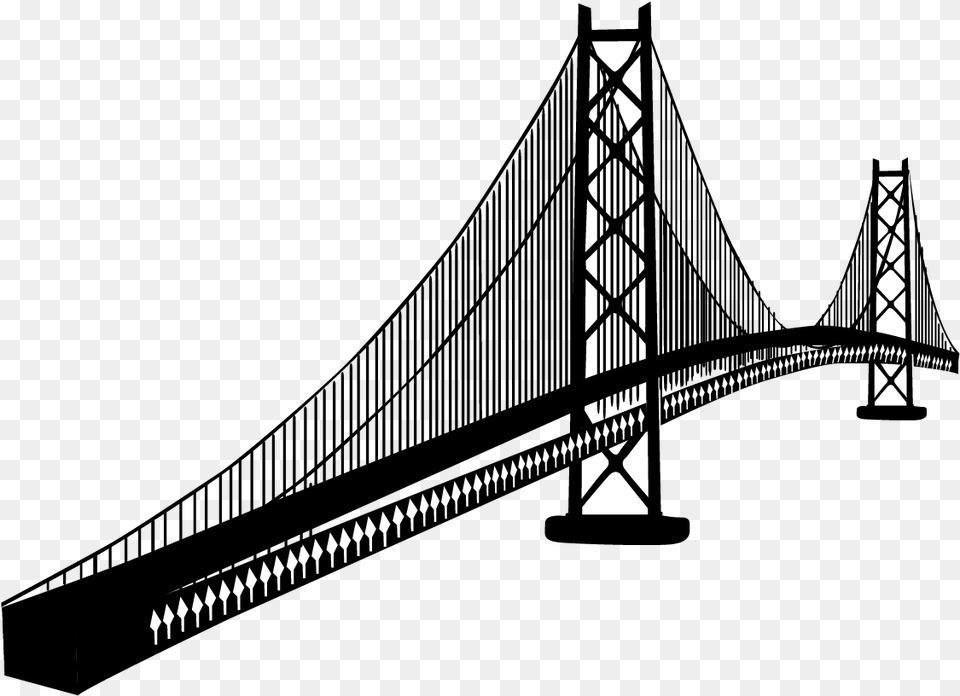 Clip Art Black And White Stock Golden Gate Bridge Clipart Golden Gate Bridge Free Png Download