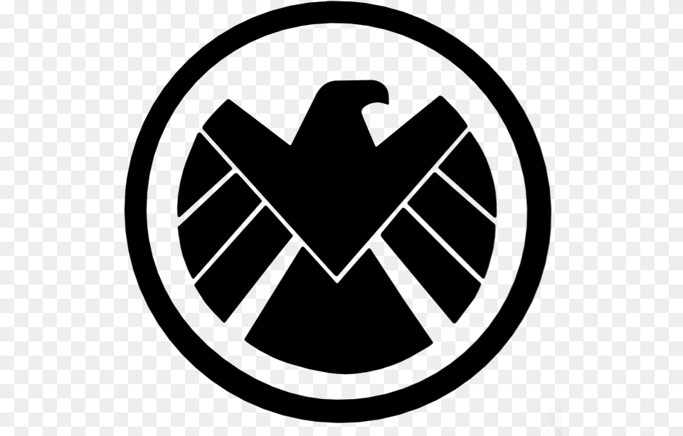 Clip Art Black And White Strategic Homeland Intervention Agents Of Shield, Symbol, Machine, Wheel, Logo Png