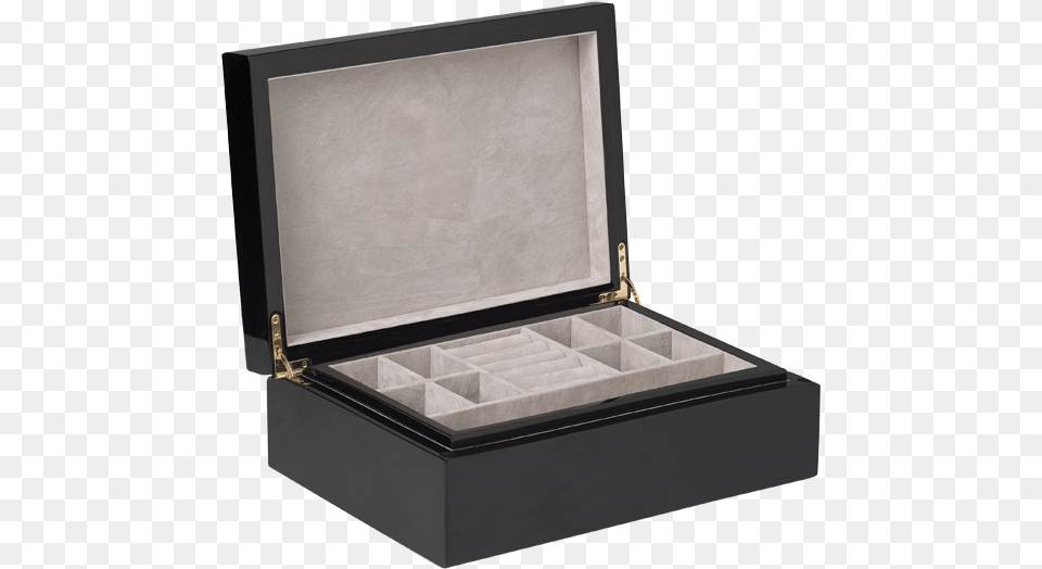 Clip Art Black Jewel Box Corso Jewellery Empty Box, Cabinet, Furniture Free Png Download