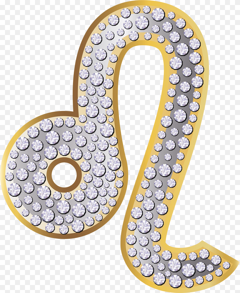 Clip Art Bling Clip Art Zodiac Sign Leo Gold, Number, Symbol, Text, Accessories Png