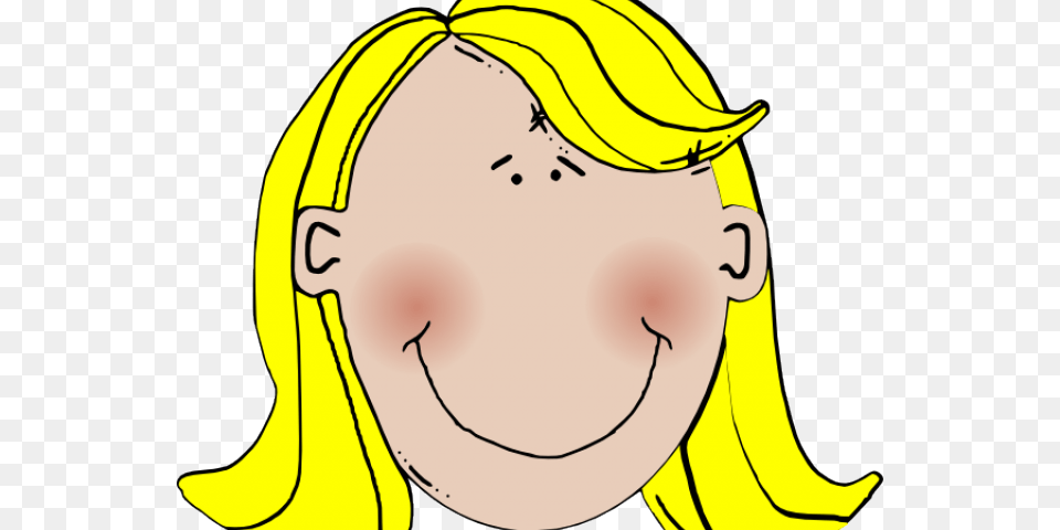Clip Art Blonde Hair, Person, Face, Head, Adult Png
