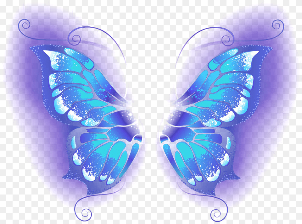 Clip Art Blue Butterfly Wallpaper Transparent Glowing Butterflies, Accessories, Pattern, Ornament, Gemstone Png