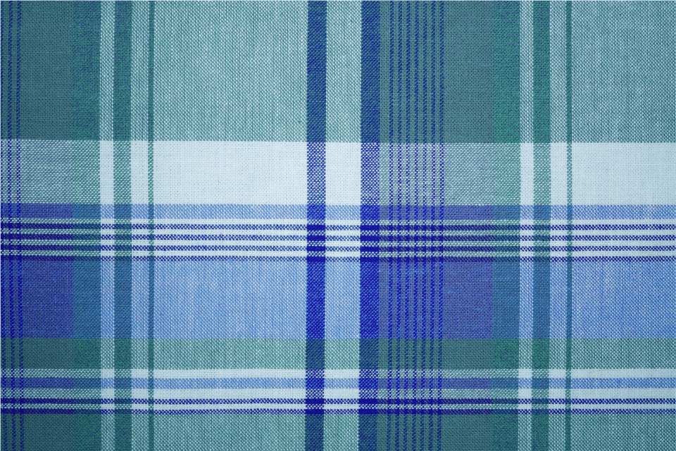 Clip Art Blue Plaid Pattern Blue Green And White Plaid Fabric, Tartan, Home Decor, Architecture, Building Png