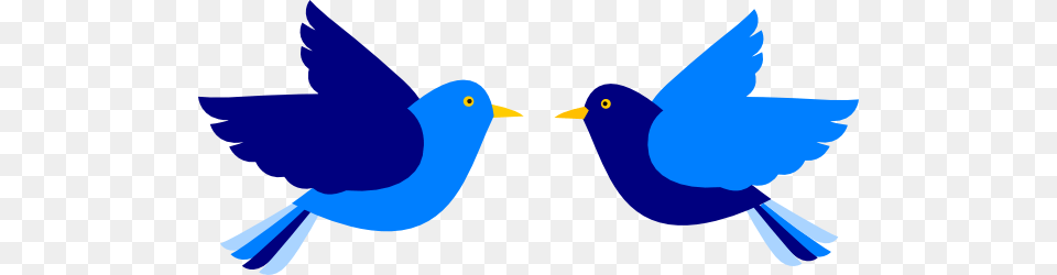 Clip Art Bluebird Of Happiness Two Blue Birds Clip Art, Animal, Beak, Bird, Blackbird Free Png