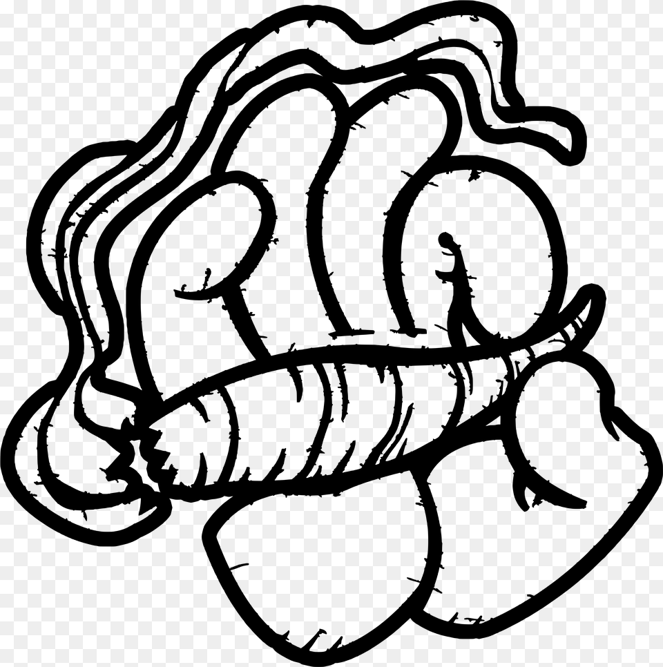 Clip Art Blunt Drawing Cartoon Hand Holding Joint, Gray Free Transparent Png