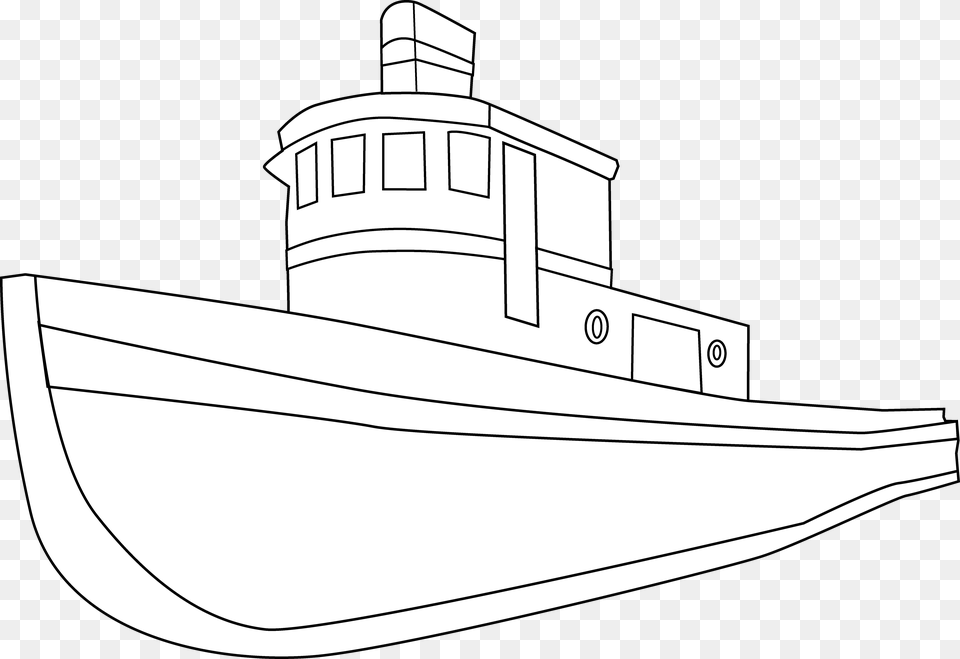 Clip Art Boat Fourcoloringpages Images Clipart Boat, Transportation, Tugboat, Vehicle, Cad Diagram Free Png Download