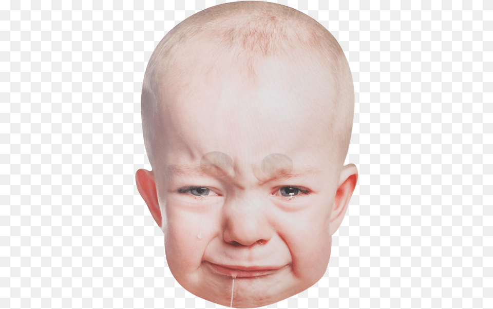 Clip Art Bobble Hedz Mask Seasons Crying Baby Face Frown, Head, Person, Photography Free Transparent Png