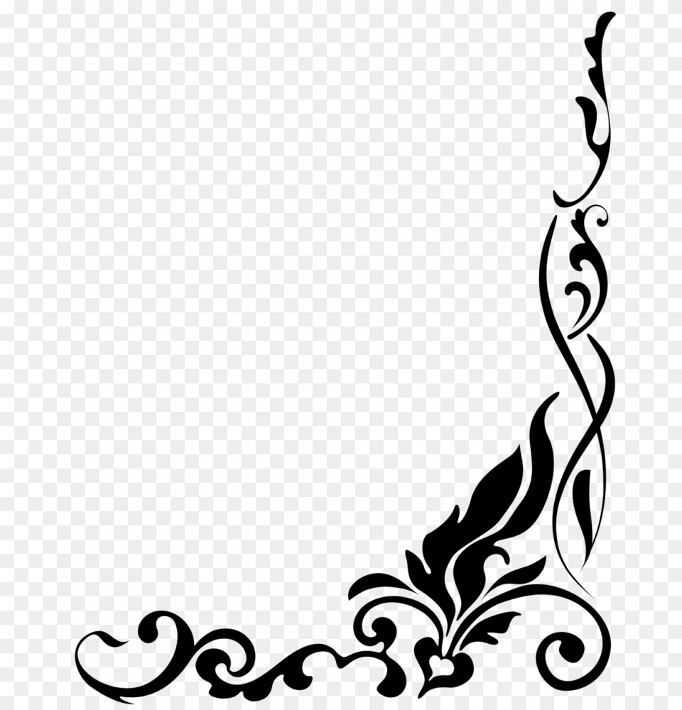 Clip Art Borders, Gray Png Image