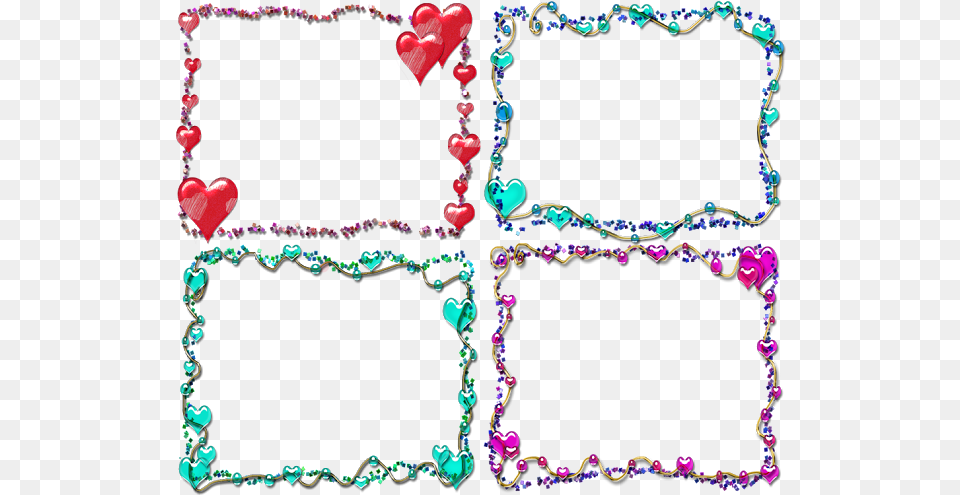 Clip Art Borders Border Design With Glitter, Accessories, Jewelry, Necklace, Turquoise Free Transparent Png