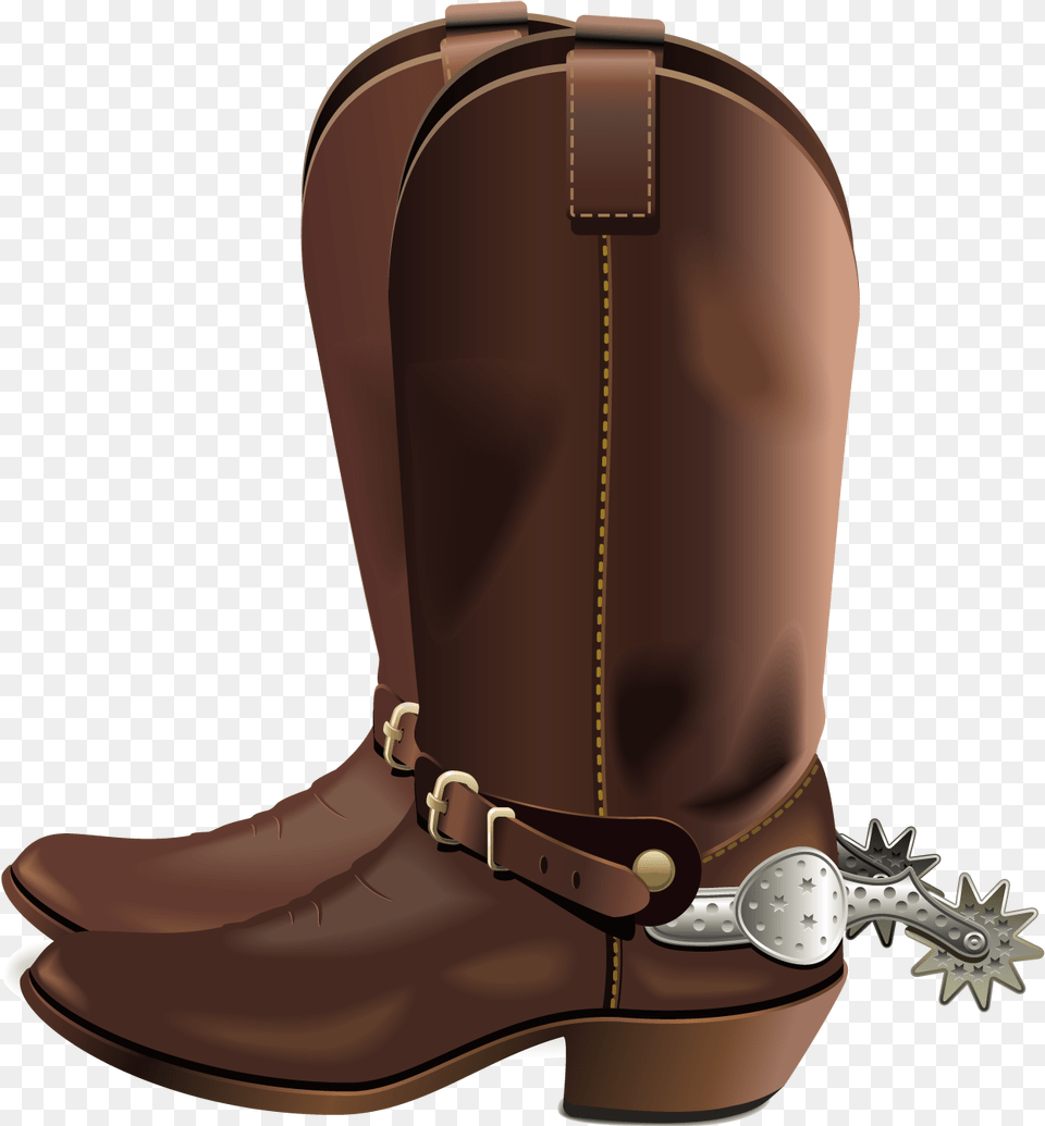 Clip Art Bota Brown Cowboy Boots Clipart, Boot, Clothing, Footwear, Cowboy Boot Png Image