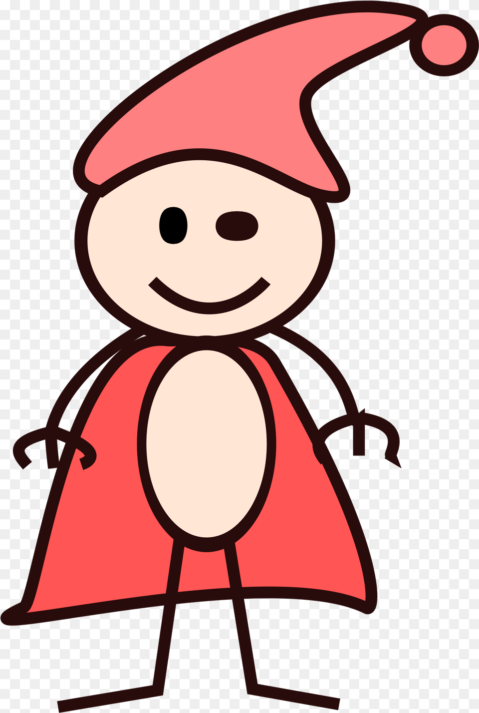 Clip Art Boy In Cape, People, Person, Cartoon, Elf Png Image