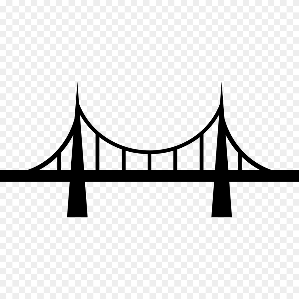 Clip Art Bridge, Gray Free Png