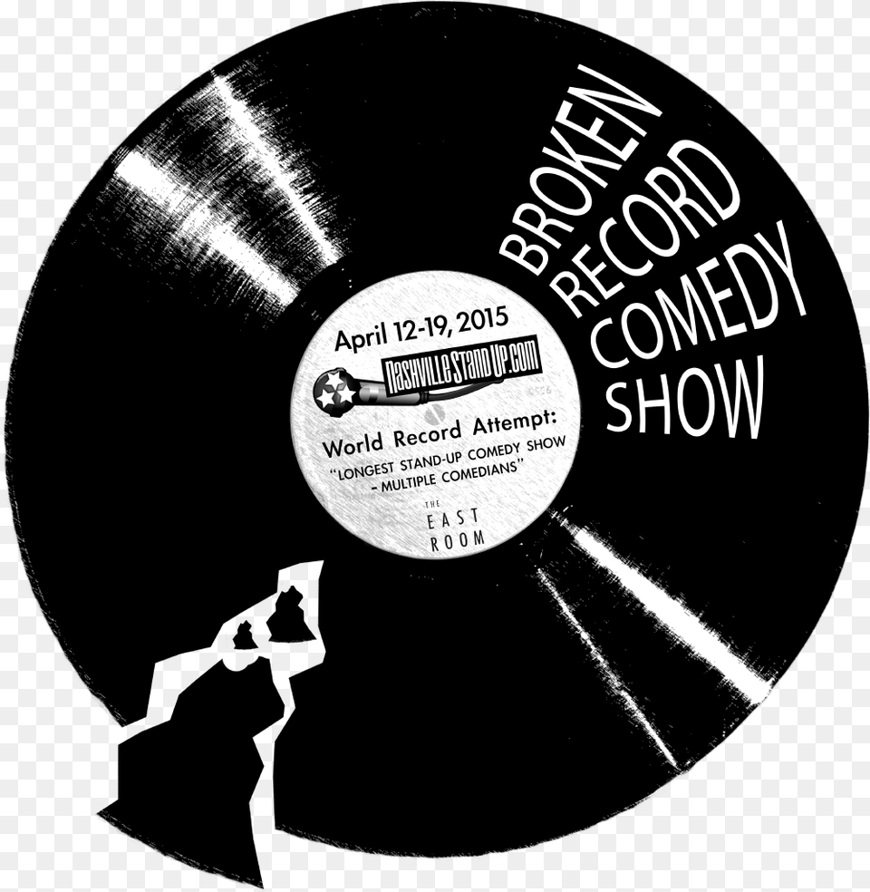 Clip Art Broken Record Clipart Stand Up Comedy, Disk, Dvd Free Png