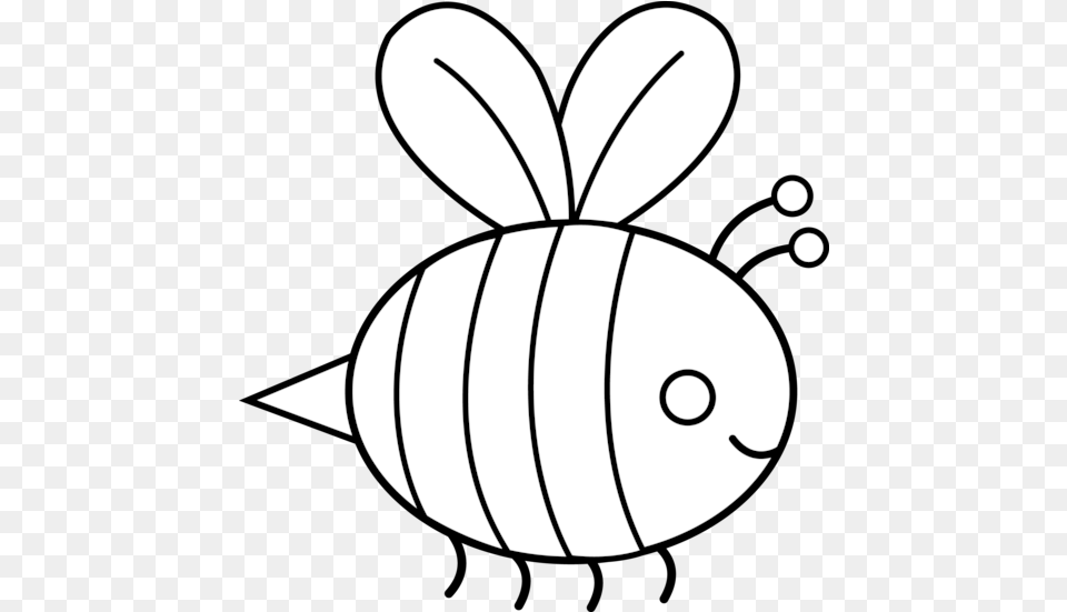 Clip Art Bumble Bee Clipartix Simple Bee Line Drawing Free Png