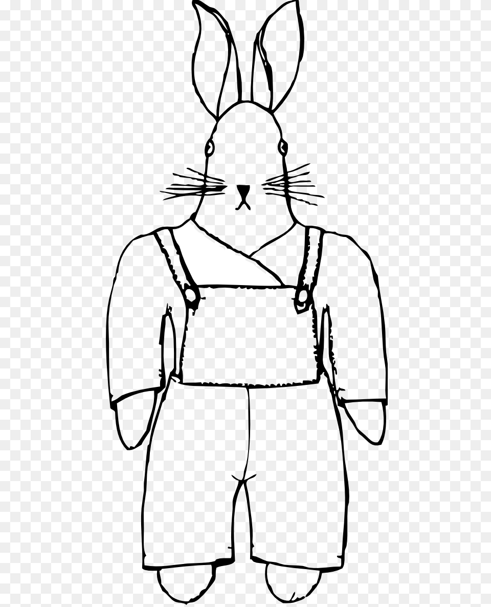 Clip Art Bunny Rabbit, Person, Face, Head Free Transparent Png