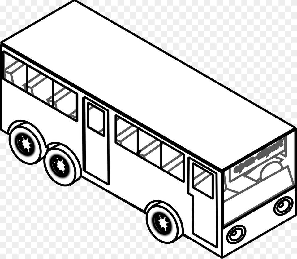 Clip Art Bus, Vehicle, Transportation, Wheel, Machine Free Transparent Png