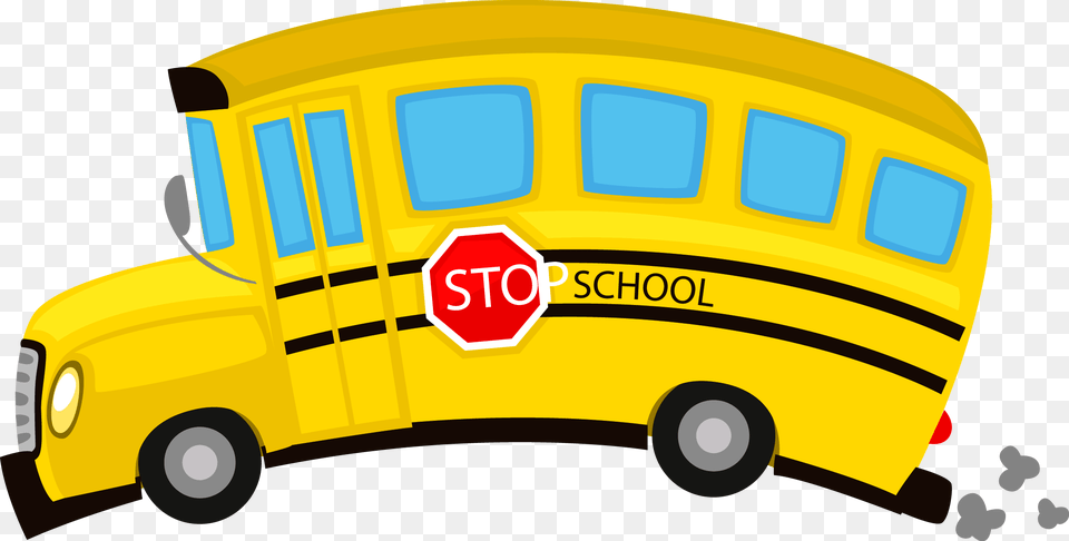 Clip Art Bus, School Bus, Transportation, Vehicle, Moving Van Free Png Download