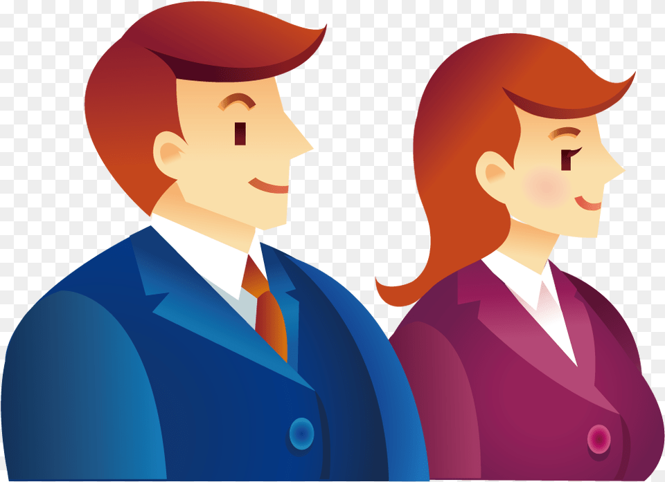 Clip Art Business And Business Man And Women, Formal Wear, Adult, Person, People Png Image