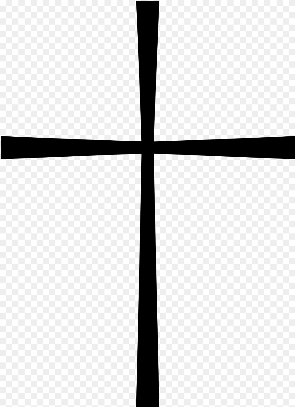 Clip Art Byzantine Cross, Gray Free Transparent Png