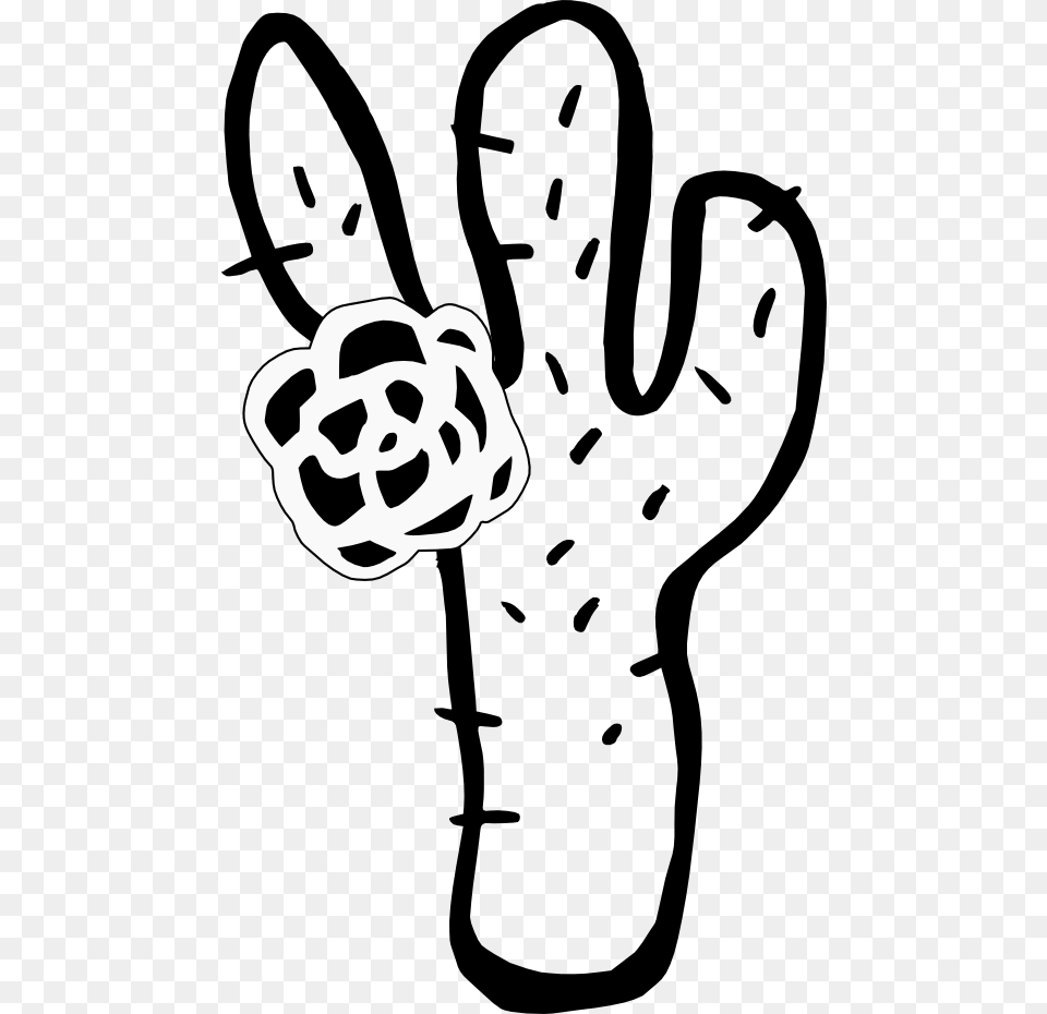 Clip Art Cactus, Clothing, Glove, Stencil, Body Part Png