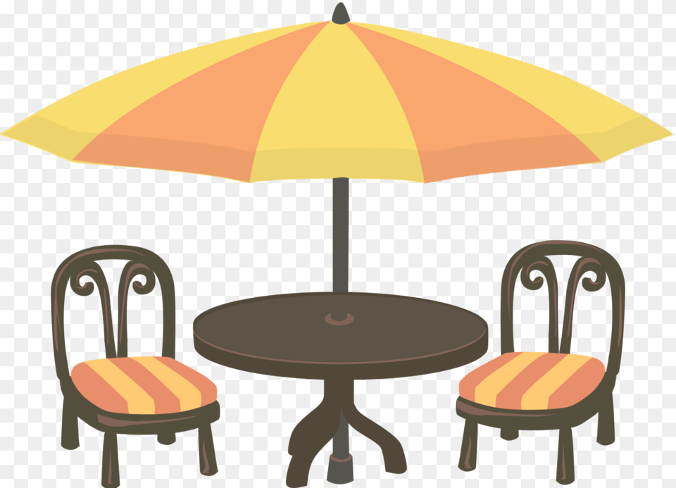 Clip Art Cafe, Canopy, Chair, Furniture, Architecture Free Png