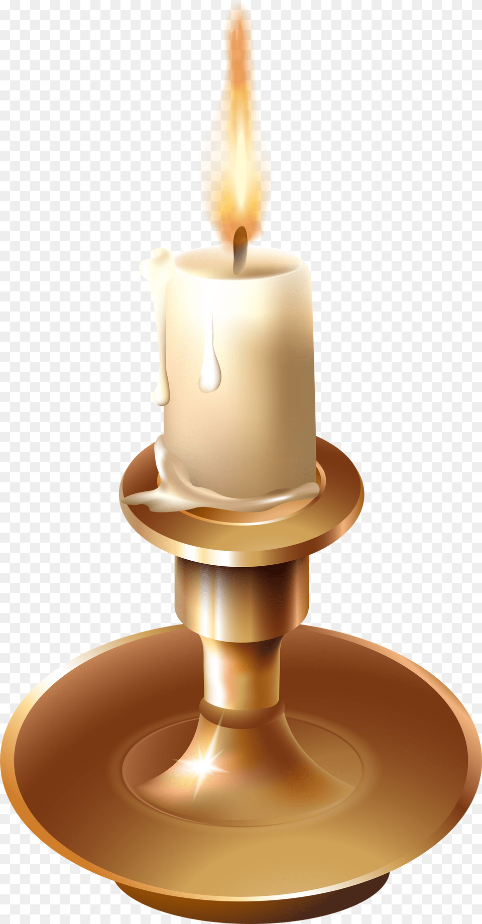 Clip Art Candlestick Clipart Candle In Candlestick Free Png