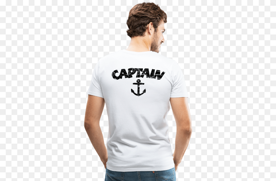 Clip Art Captain Vintage T Shirt, T-shirt, Clothing, Person, Man Free Png Download