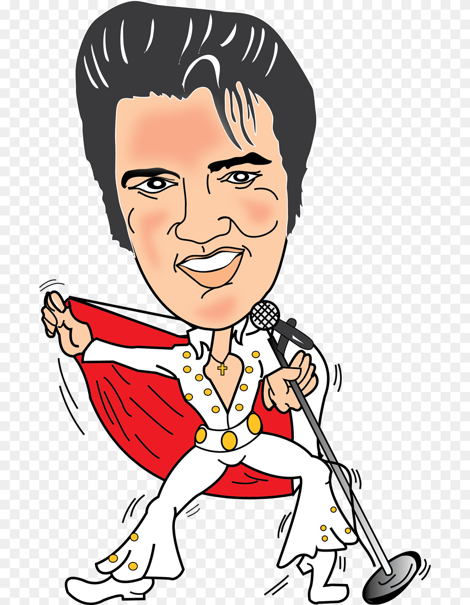 Clip Art Caricature Clipart Elvis Clipart, Baby, Person, Head, Face Free Png Download