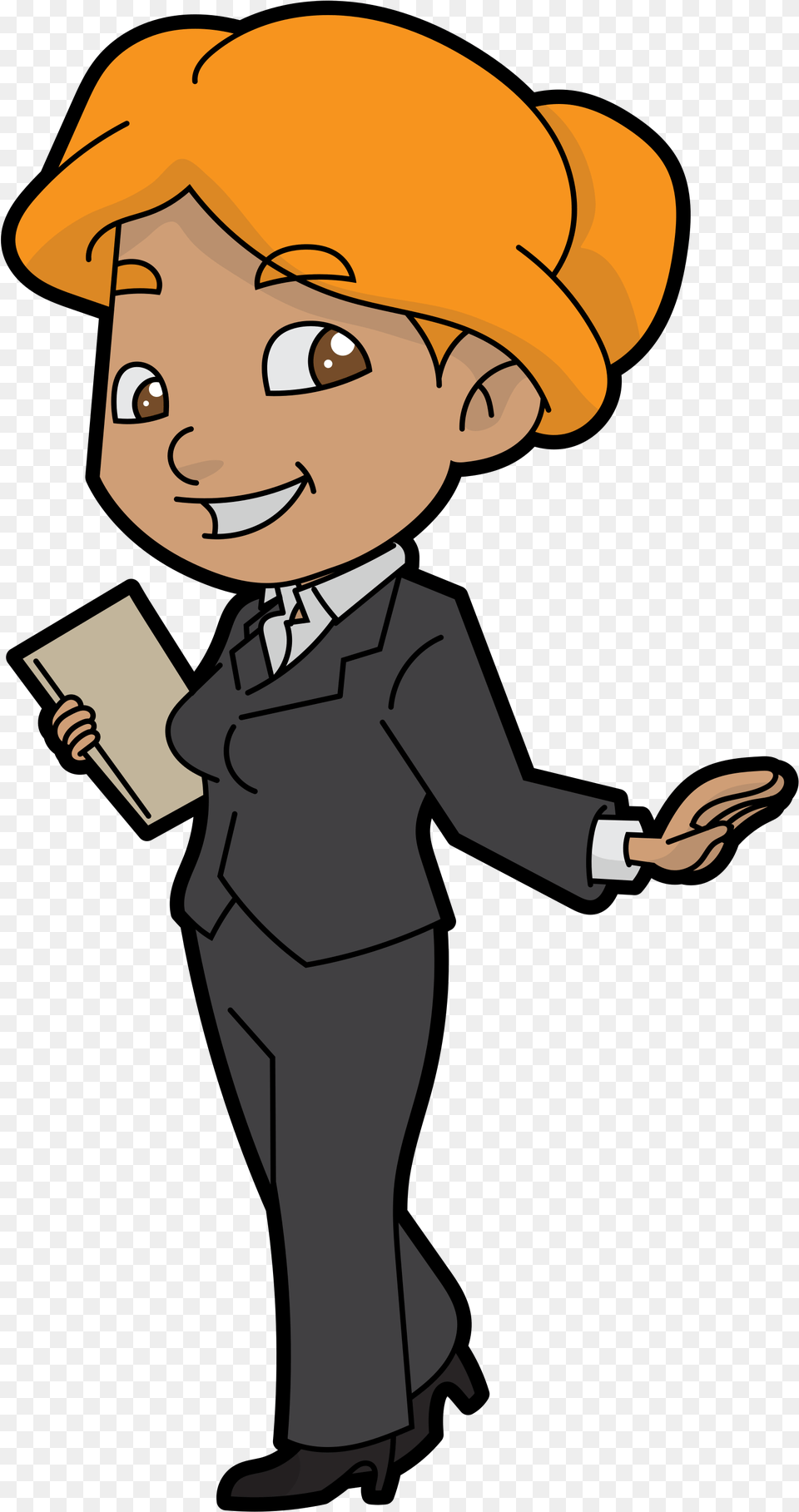 Clip Art Cartoon Businesswoman Businesswoman Svg, Baby, Person, Formal Wear, Face Free Png