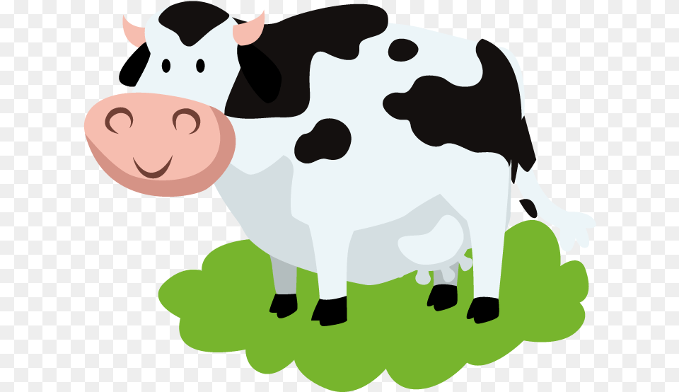 Clip Art Cartoon Cows Eating Grass Cartoon Transparent Background Cow, Animal, Cattle, Dairy Cow, Livestock Png