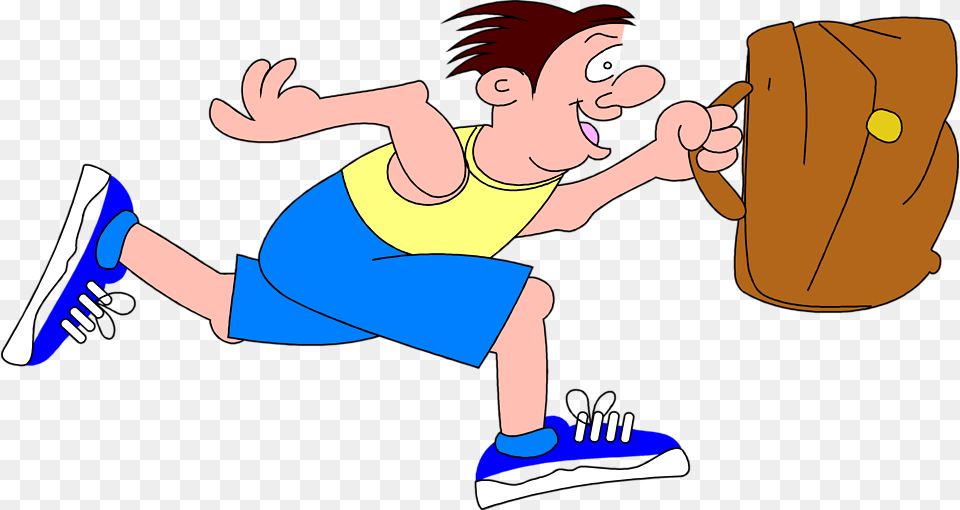 Clip Art Cartoon Jogging Running Cartoon Guy, Baby, Person, Clothing, Footwear Png