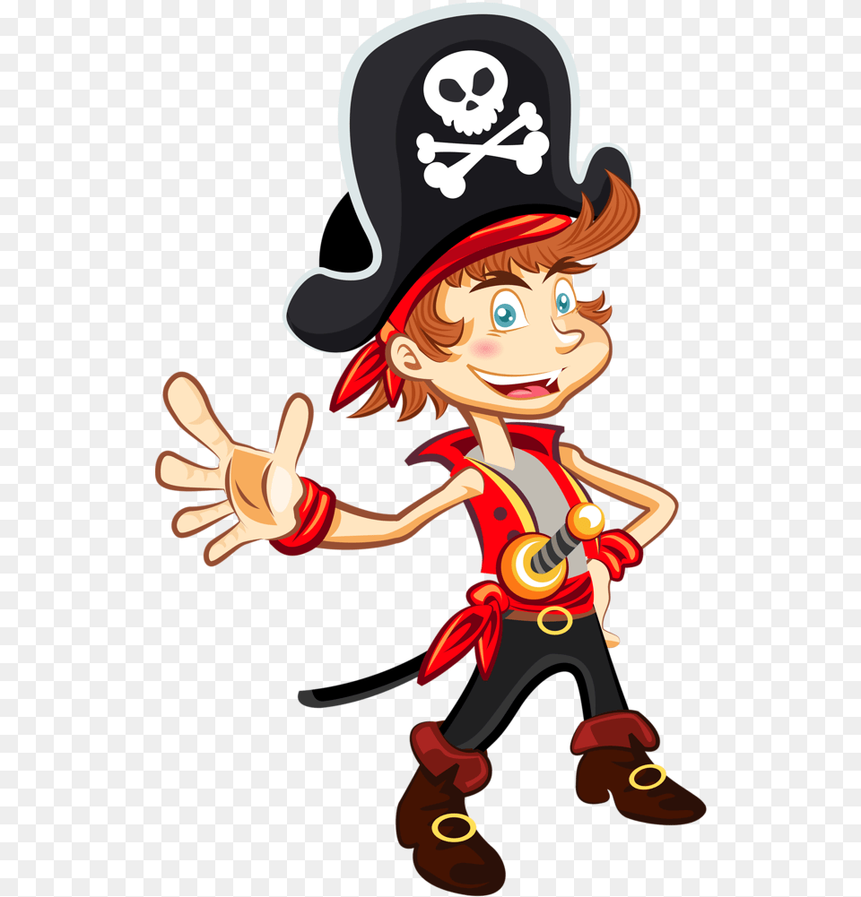 Clip Art Cartoon Pirates Pirat Risunok, Baby, Person, Pirate, Face Png Image